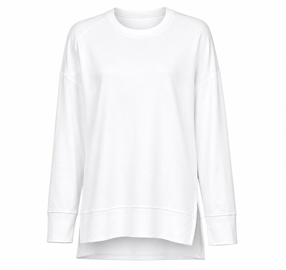 Women's The Limited Limitless Tunic Sweatshirt White Sz XL